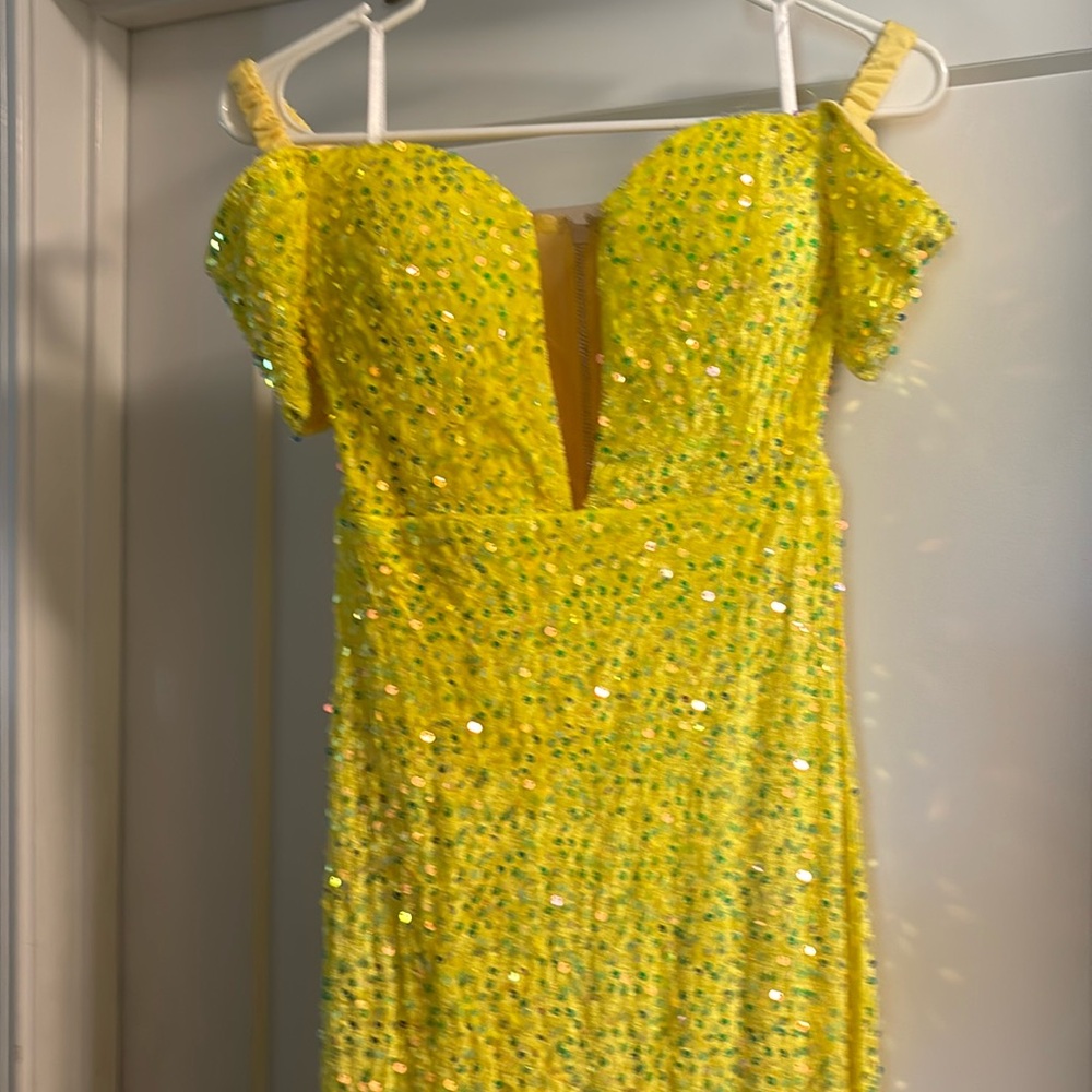 Yellow PROM or PAGEANT dress